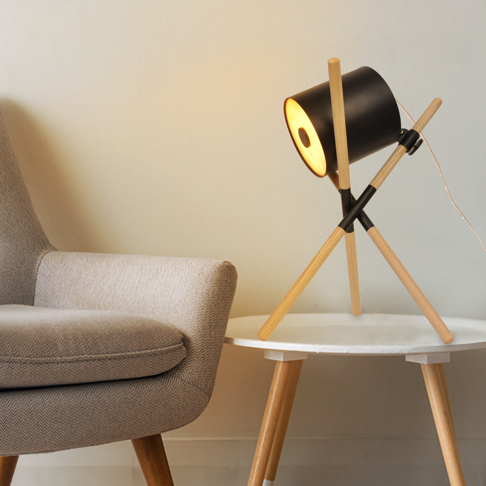 lampe design noire